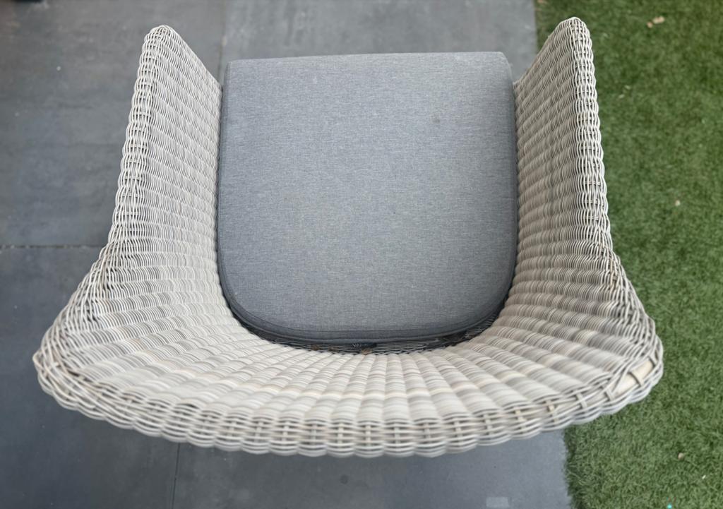 4 Seasons Outdoor gevlochten luxe stoelen (6stuks), Tuin en Terras, Tuinstoelen, Ophalen, Zo goed als nieuw, Wicker
