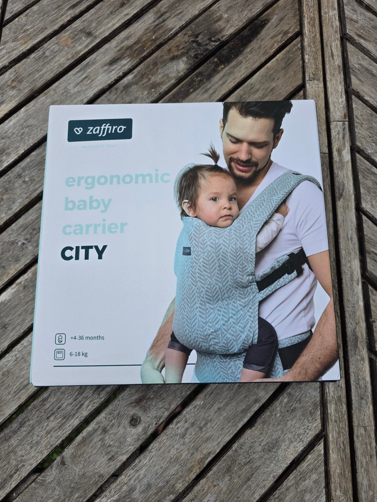 Zaffiro Ergonomische Draagzak City - Zo goed als nieuw, Kinderen en Baby's, Buik of Rug, Nieuw, Draagzak, Ophalen