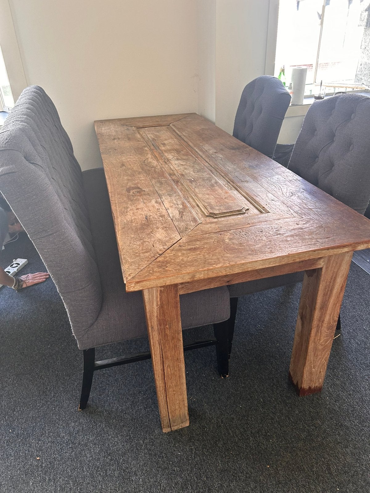 Eethoek, Ophalen of Verzenden, Gebruikt, Klassiek,, 4 tot 6 stoelen