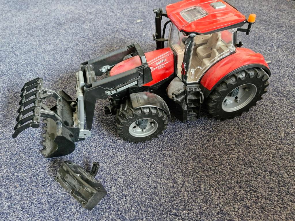 Bruder Case IH Optum 300 CVX Tractor met voorlader, Ophalen of Verzenden, Gebruikt