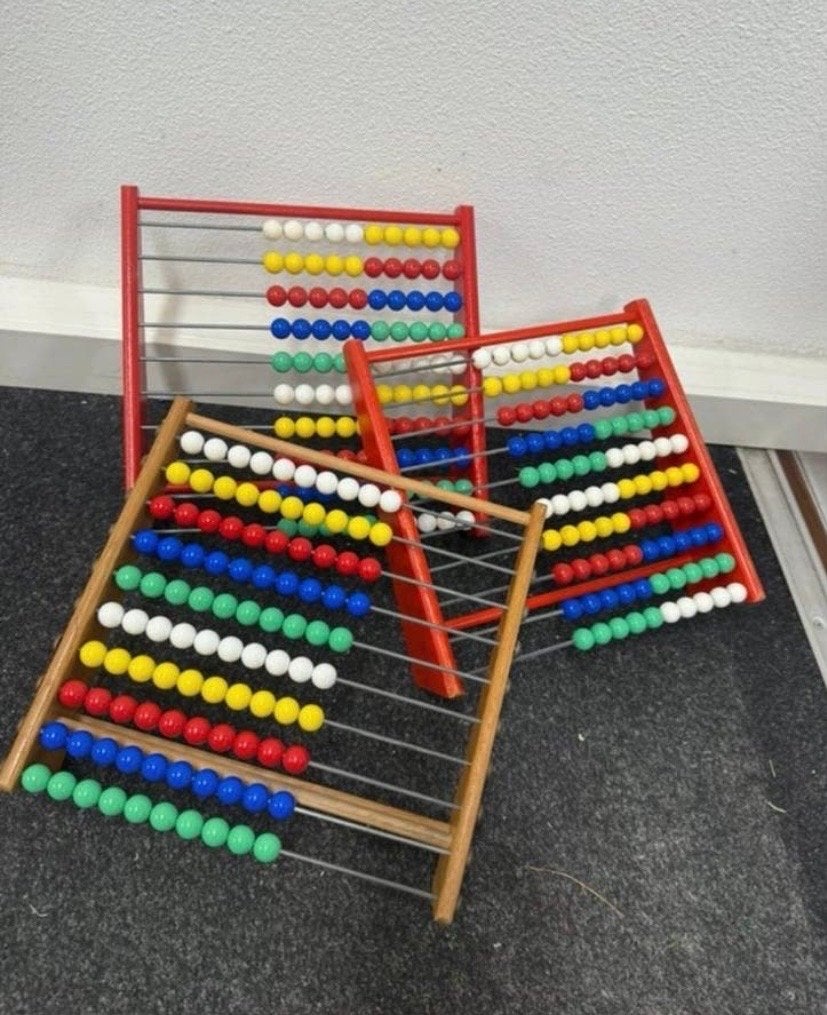 Vintage Telraam - Educatief Speelgoed, Ophalen of Verzenden