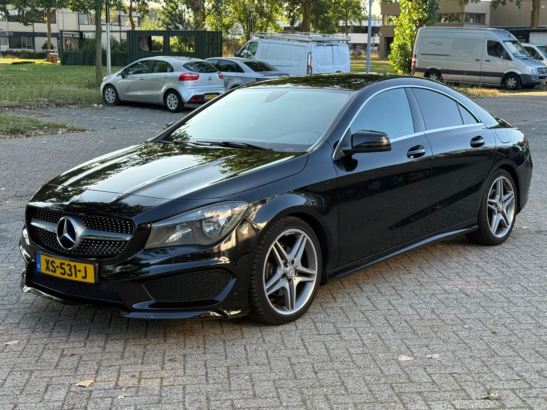 Mercedes-Benz CLA 200 CDI AMG AUTOMAAT CRUISE CAMERA, Auto's, CLA, Gebruikt, Zwart, Bedrijf