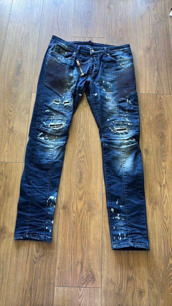 Spijkerbroek Pascucci, Ophalen of Verzenden, Zo goed als nieuw, Blauw, W33 - W34 (confectie 48/50)