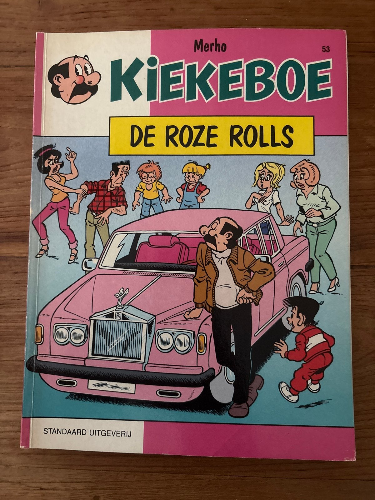Kiekeboe - De Roze Rolls (Nr. 53), Eén stripboek, Ophalen of Verzenden, Gelezen