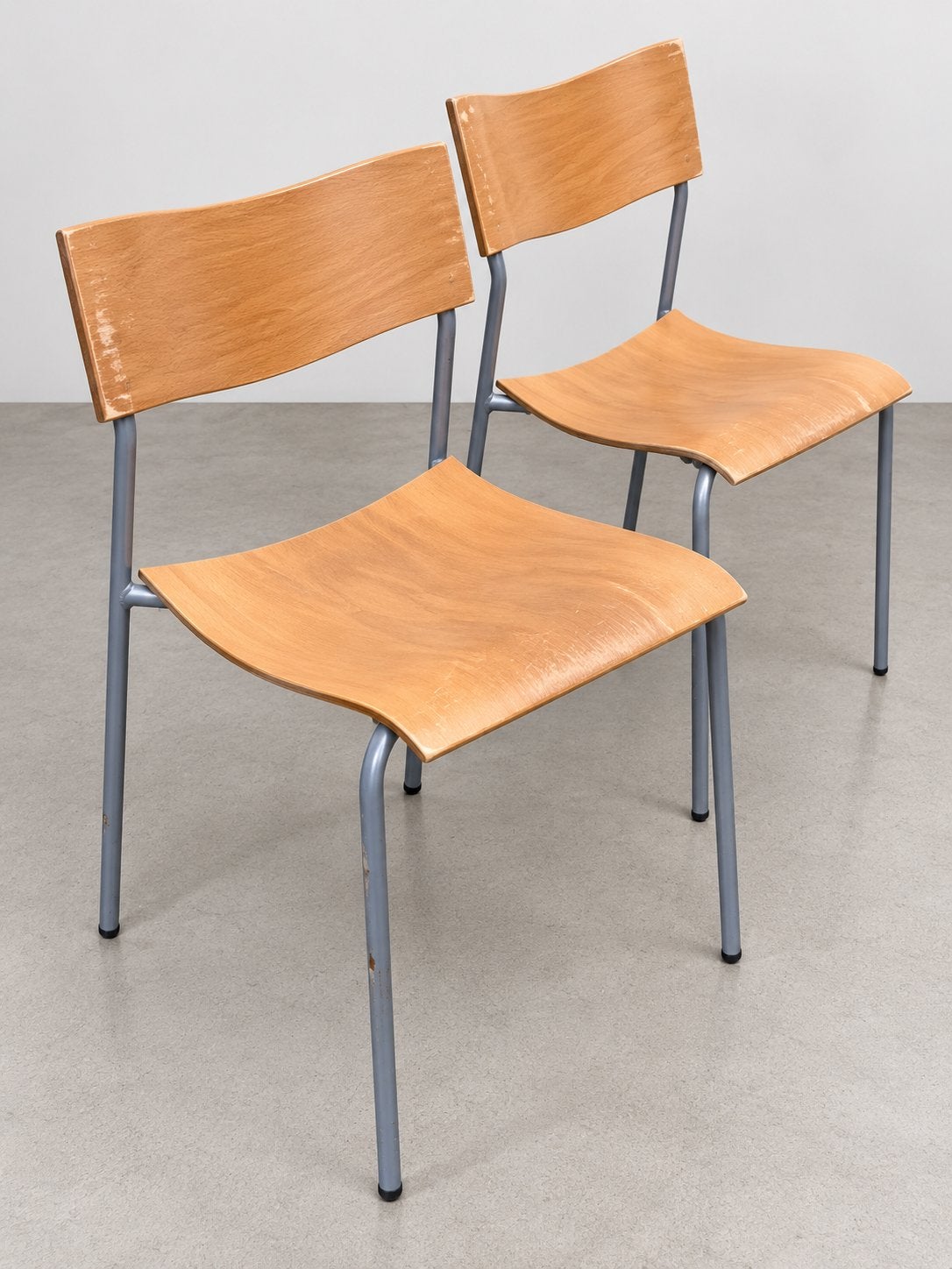 2x Lammhults Campus stoel Foersom & Hiort-Lorenzen, Gebruikt, Twee, Bruin, Ophalen of Verzenden
