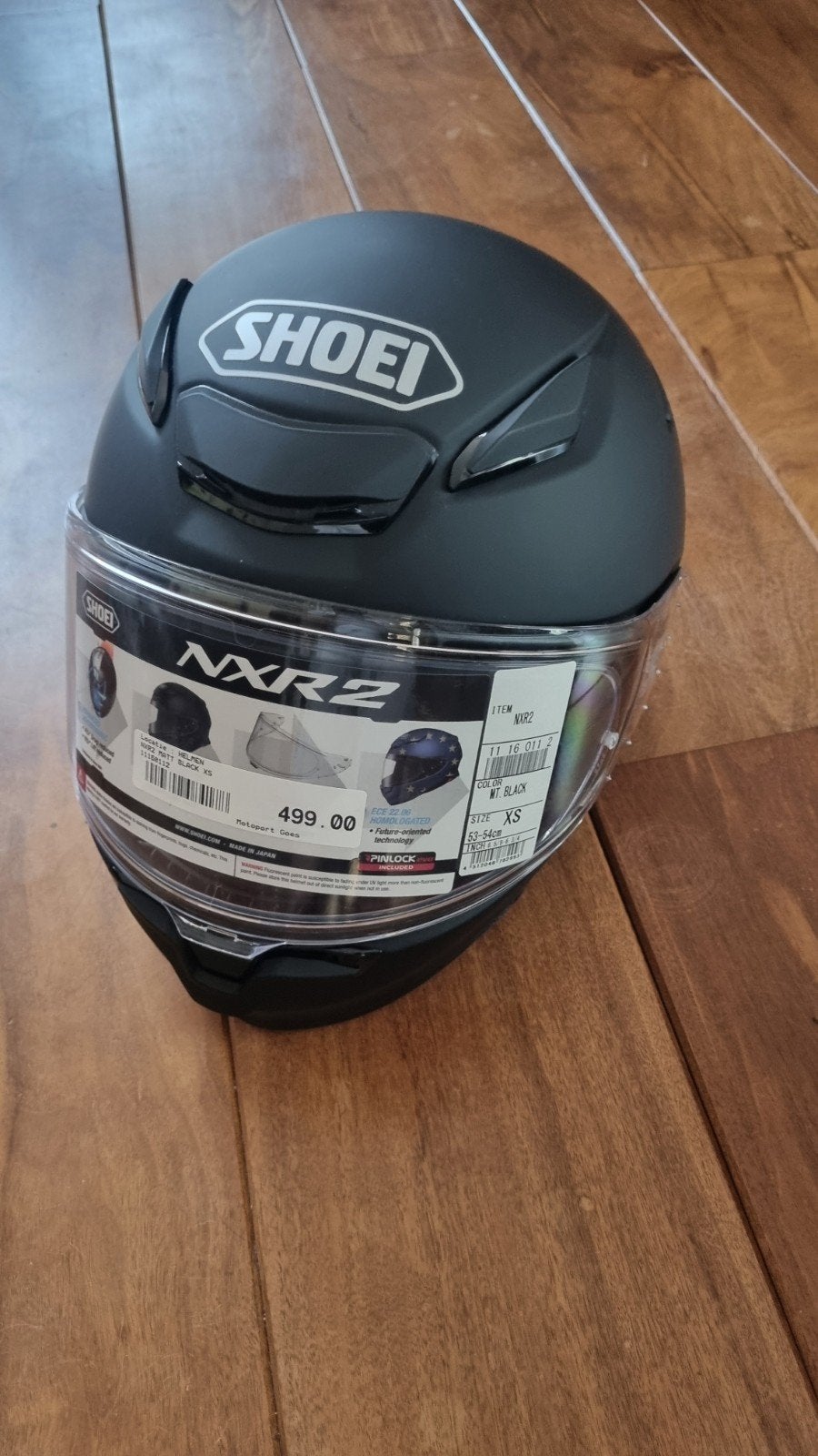 Shoei NXR2 Integraalhelm - Mat Zwart - Maat XS, XS, Heren, Integraalhelm, Shoei