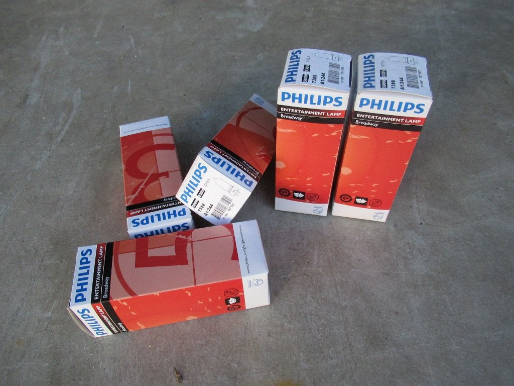 15541 10x philips 7389 a1/244 , raylightlamp, 500w/gy9,5,, Nieuw, Ophalen of Verzenden, Apparatuur, Philips