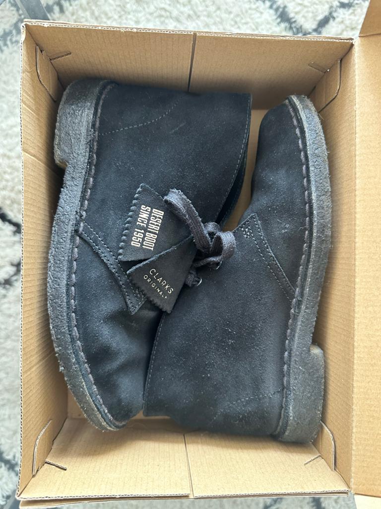 Clarks Originals Desert Boots Zwart - Maat 37, Ophalen of Verzenden, Zo goed als nieuw, Zwart, Boots