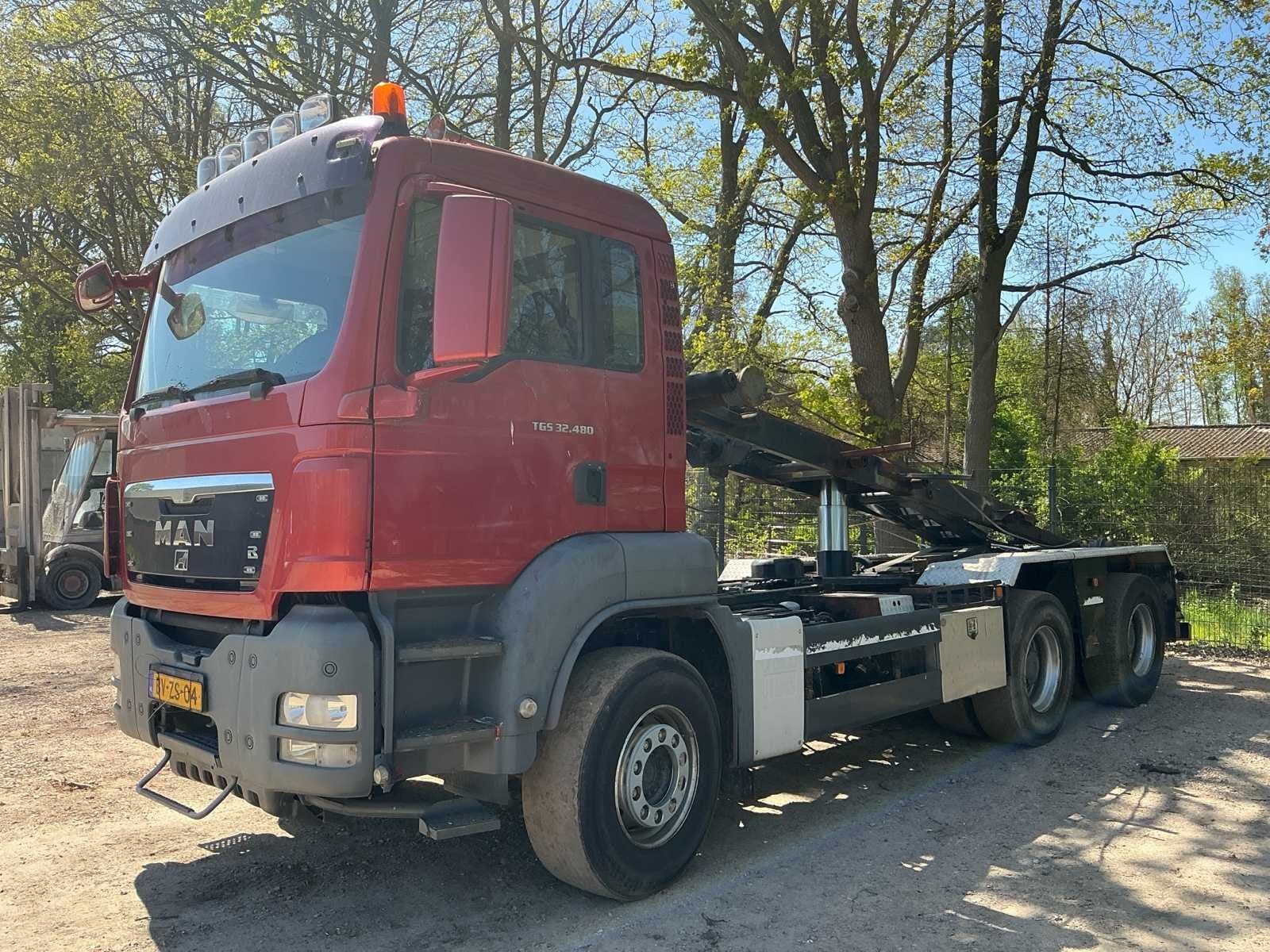 2009 Man TGS 32.480 Vrachtwagen Haakarmsysteem, Bedrijf, Euro 4, Te koop, MAN