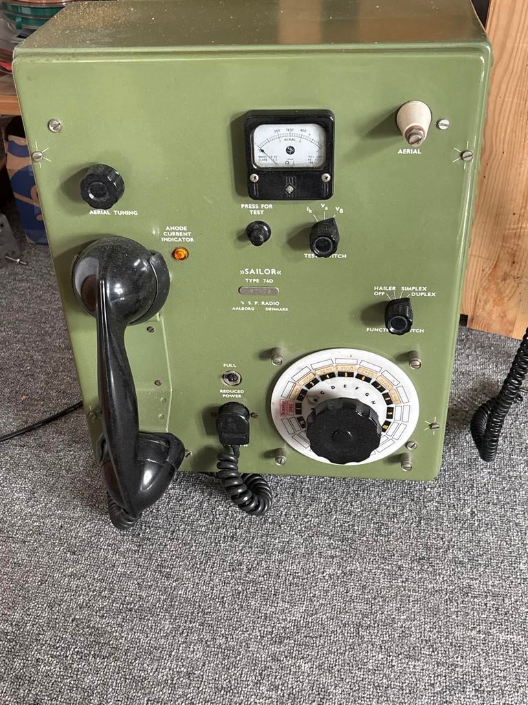 SAILOR Type 76D radio met een nieuwe buis rep toestel, Telecommunicatie, Gebruikt, Overige modellen, Geen camera, Ophalen of Verzenden