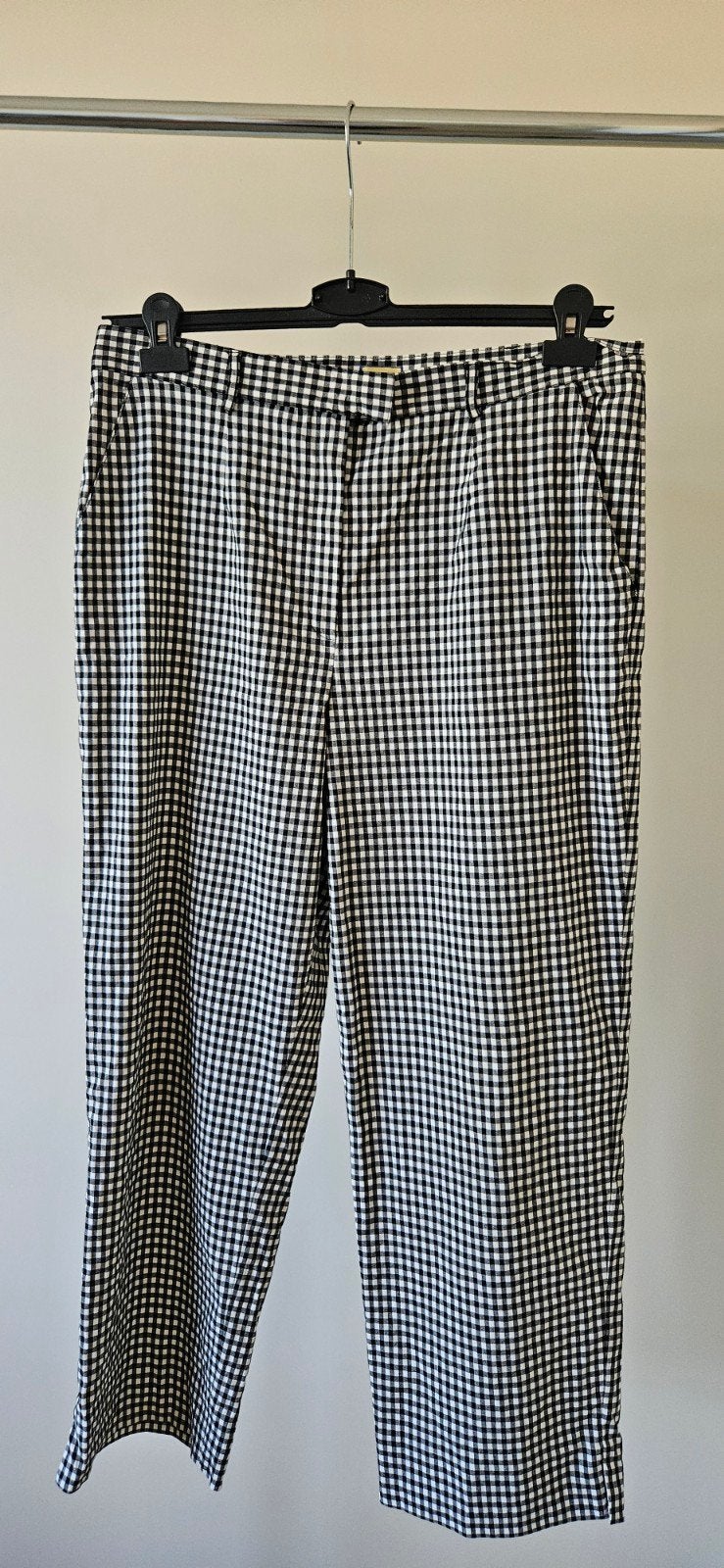 Zwart/wit geblokte broek, Kleding | Dames, Meerkleurig, Maat 46/48 (XL) of groter, Ophalen of Verzenden, Zo goed als nieuw