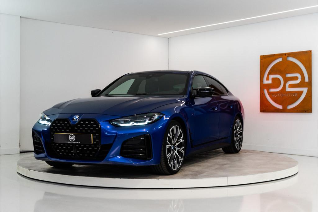 BMW 4 Serie Gran Coupé M440i xDrive M Sport Individual 374P, Auto's, BMW, 12 maanden, 1800 kg, Lichtsensor, Blauw