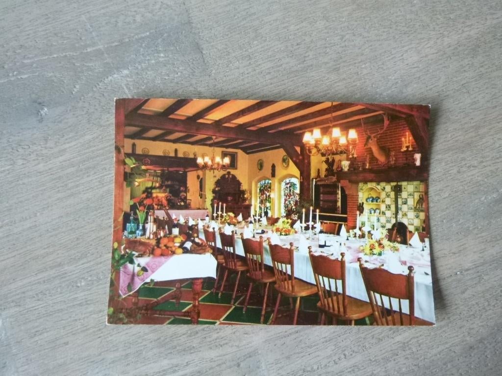 Udenhout nb, hotel cafe Bos en Duin/interieur, Verzenden, 1980 tot heden, Gelopen, Noord-Brabant