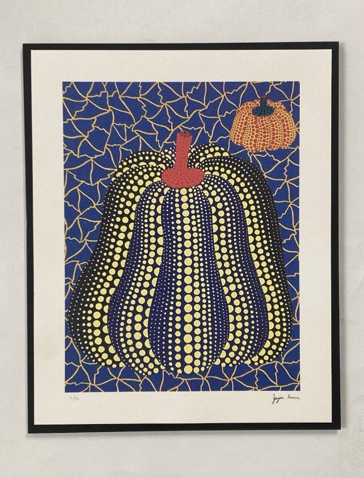 Yayoi Kusama : litho (40 bi 50 cm), Ophalen of Verzenden