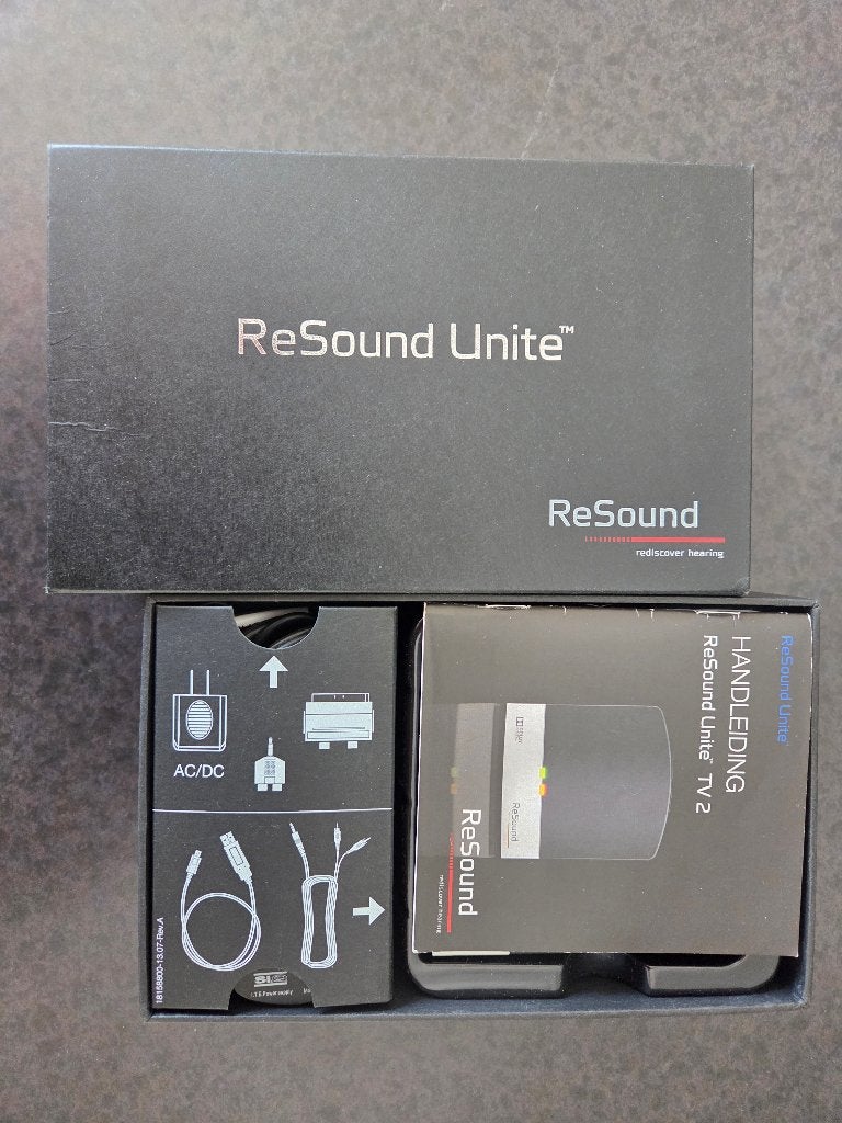 ReSound Unite TV Streamer 2 - Nog zo goed als nieuw!!, Audio, Tv en Foto, Televisie-accessoires, Ophalen of Verzenden, Zo goed als nieuw