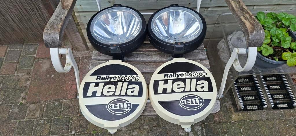 Hella Rally 2000 Puntstralers met originele kappen. BIEDEN, Ophalen of Verzenden