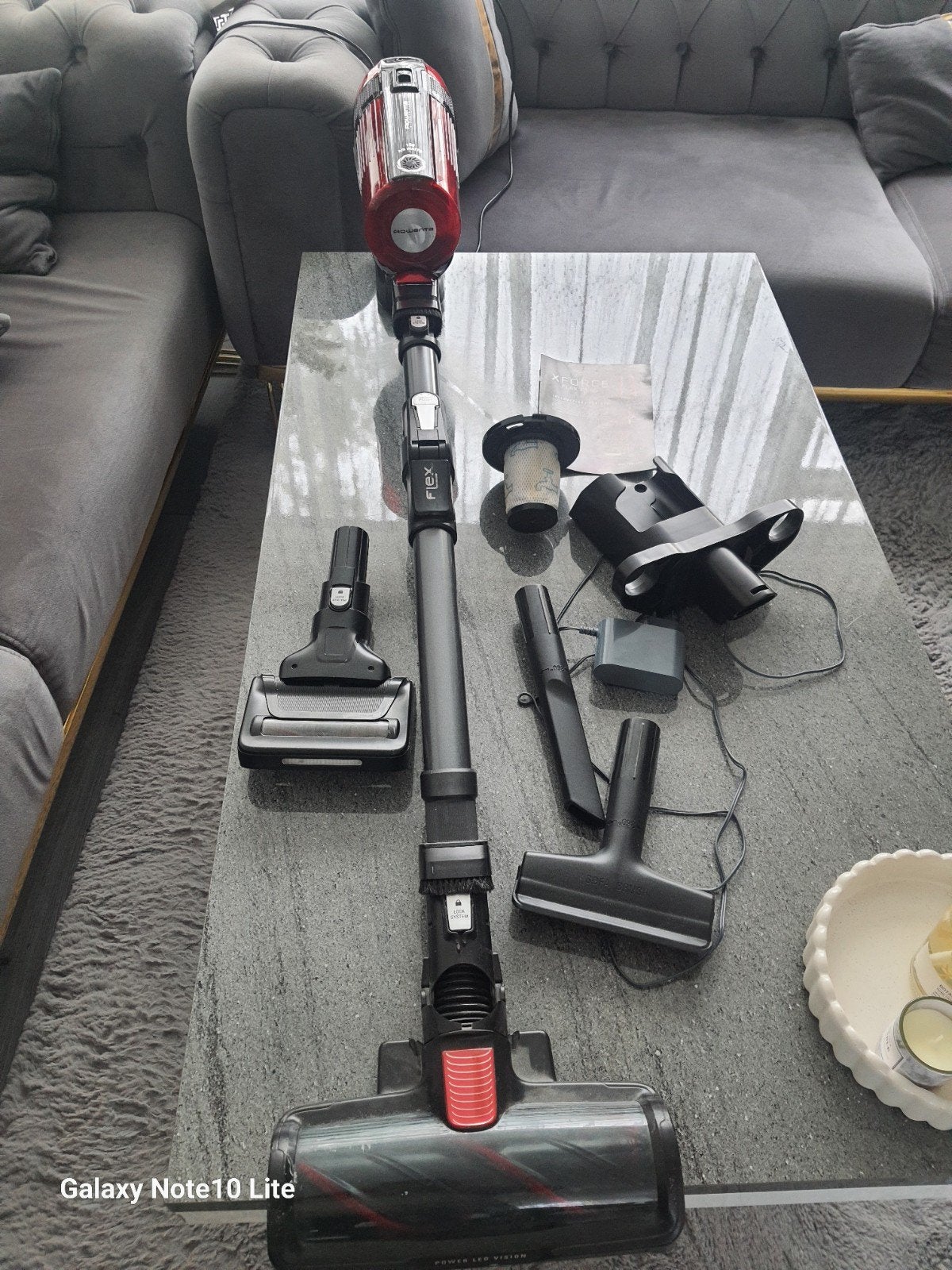 Rowenta X-Force Flex 12.60 Steelstofzuiger met accessoires, Rowenta, Ophalen of Verzenden, Zo goed als nieuw, Geschikt voor tapijt