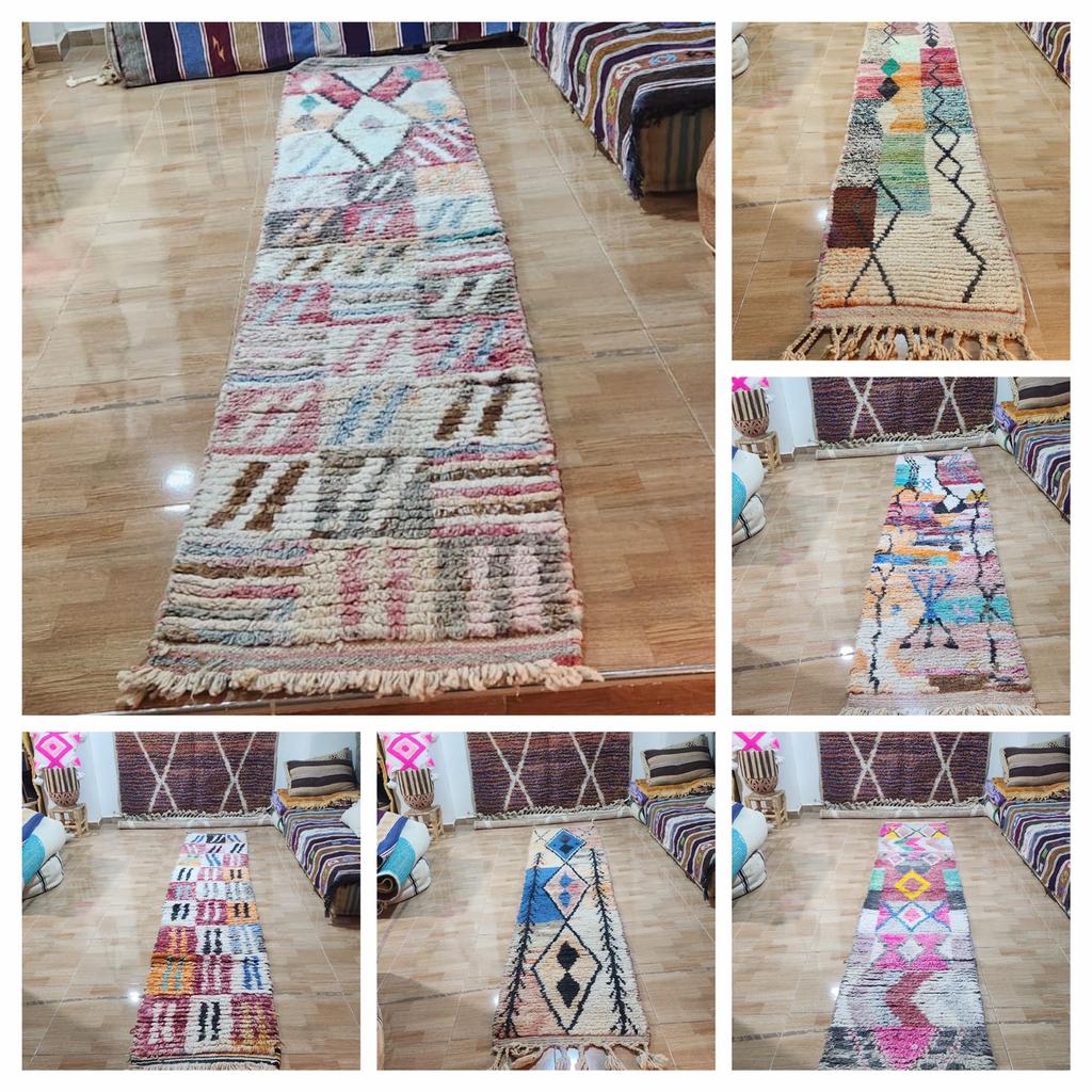 Prachtige handgemaakt boujaad berbertapijt (loper) 80 x 300, Crème, Info@maroccarpets.nl, Maroccarpets, Overige vormen