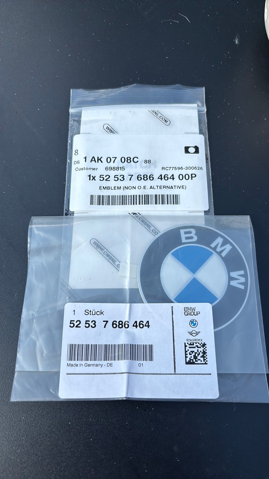 Embleem BMW, Motoren, Ophalen of Verzenden