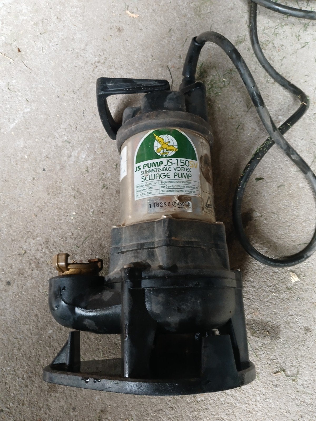 vuil water pomp, Tuin en Terras, Waterpompen, Ophalen, Gebruikt, Elektrisch, Dompelpomp