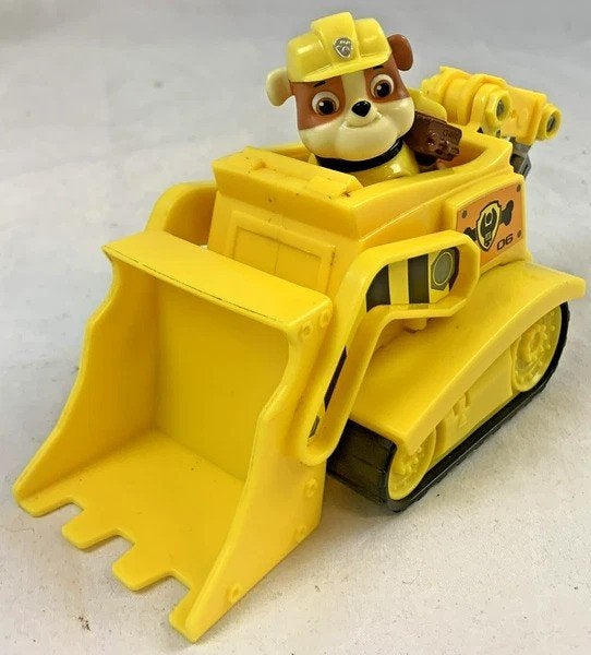Spin Master PAW Patrol Rubble's Bulldozer met figuur Rubble, Coolsingel 104, 3011 AG Rotterdam, Netherlands, Verzenden, Zo goed als nieuw