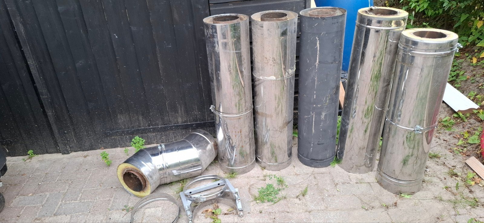 Kachelpijp houtkachel, Ophalen, Gebruikt, Hout, Houtkachel