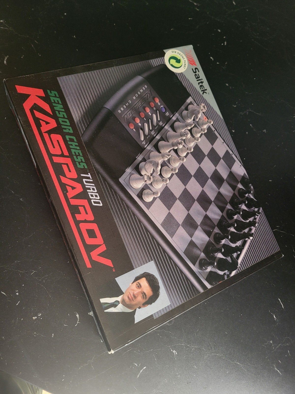 Retro Kasparov Sensor Chess Turbo Elektronisch Schaakspel, Een of twee spelers, Ophalen of Verzenden, Gebruikt, Saitek