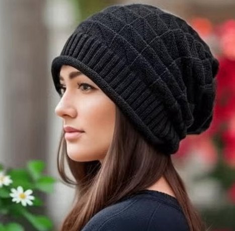 Warme muts voor dames elastisch dikke slouch cap, Kleding | Dames, Mutsen, Sjaals en Handschoenen, Ophalen of Verzenden, Nieuw