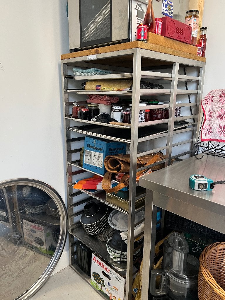 Keuken rek, Ophalen, 100 tot 150 cm, 50 tot 100 cm, Zo goed als nieuw