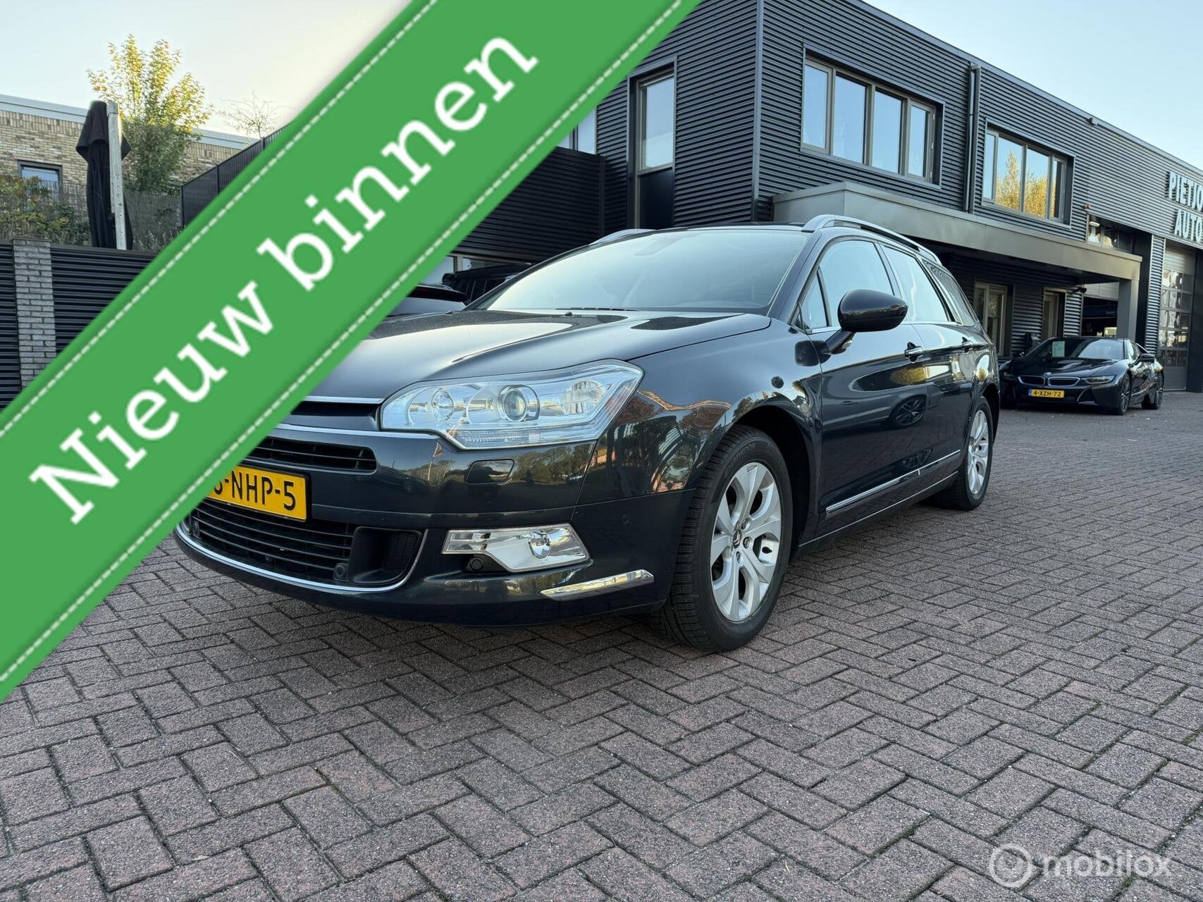 Citroen C5 Tourer 1.6 THP Dynamique Leder Nav Nap Stoelverw, Auto's, Voorwielaandrijving, Euro 5, Gebruikt, Zwart