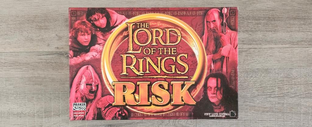 Bordspel Risk nieuw Lord of The Rings VANAVOND €20 EURO, Ophalen, Nieuw, Parker