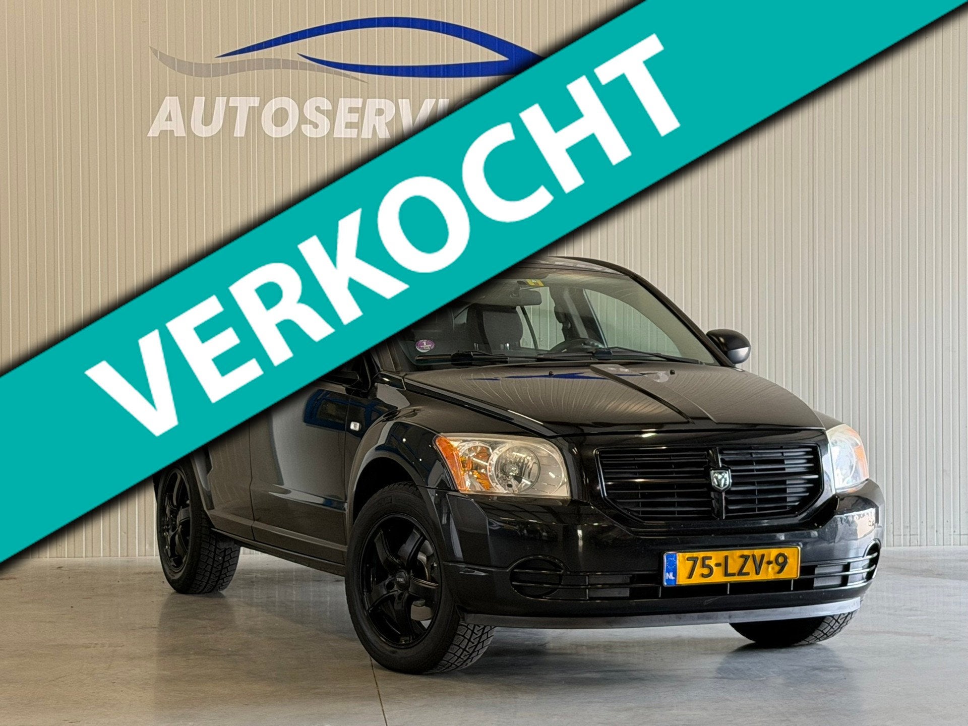 Dodge Caliber 2.0 Raw Edition Zwart, Auto's, Dodge, Bedrijf, Te koop, Caliber, ABS, Airbags, Airconditioning, Boordcomputer, Centrale vergrendeling