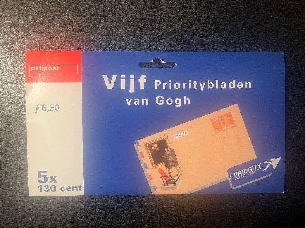 Hangverpakking luchtpostblad Boeing en van Gogh, per stuk, Verzenden, Brief
