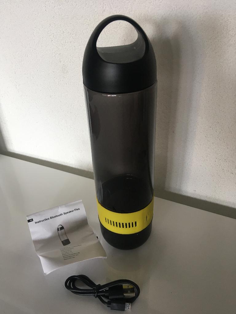 Drinkfles/waterfles met speaker, Sport en Fitness, Ophalen of Verzenden, Nieuw