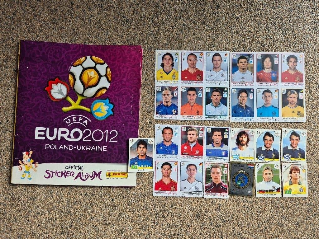 PANINI UEFA EURO 2012 poland-ukraine, Ophalen of Verzenden, Zo goed als nieuw, Overige binnenlandse clubs, Poster, Plaatje of Sticker