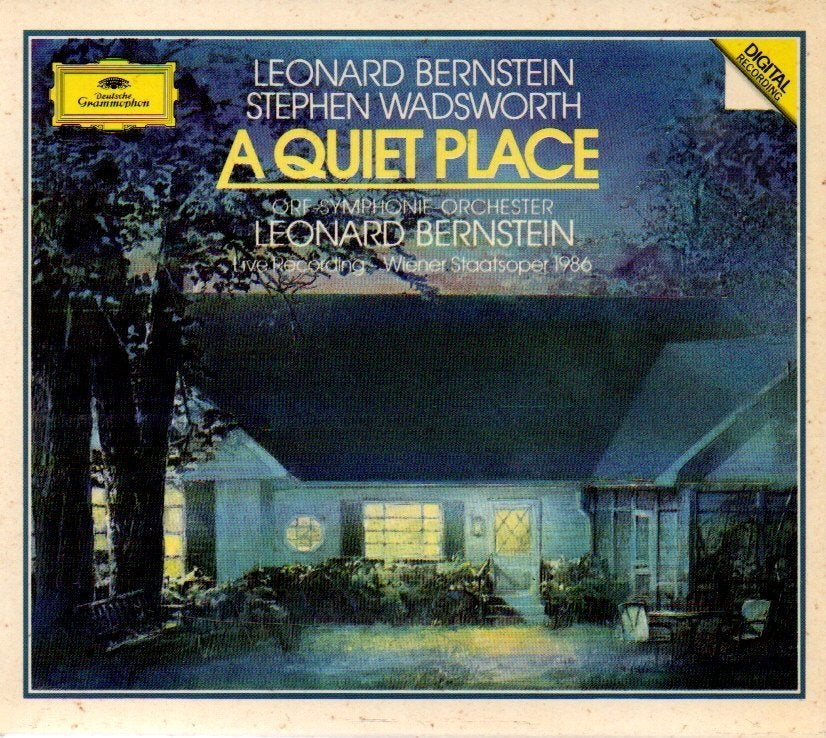 Leonard Bernstein - A Quiet Place (Live Recording 1986)-2cds, Cd's en Dvd's, Cd's | Klassiek, Zo goed als nieuw, Opera of Operette