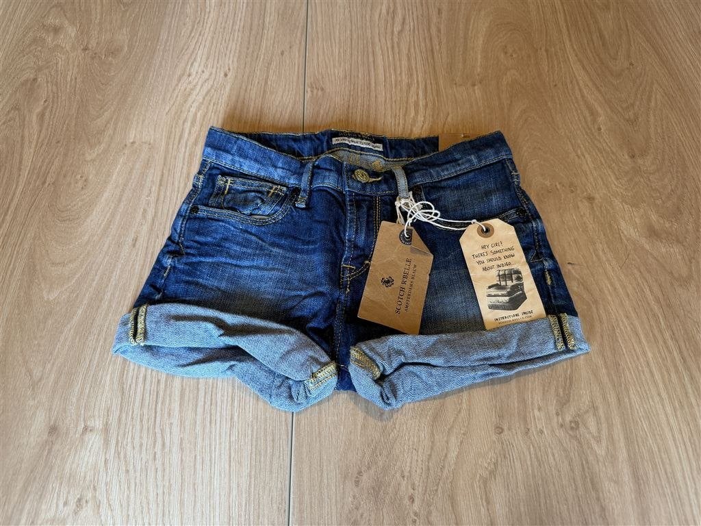 Scotch R\'Belle Denim Boyfriend Short Meisjes - 6-10 Jaar, Ophalen of Verzenden, Nieuw, Blauw, W32 (confectie 46) of kleiner