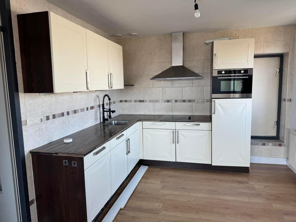 Complete keuken te koop inclusief apparatuur zelf demonteren, Ophalen, Gebruikt, Wit, Hoekkeuken