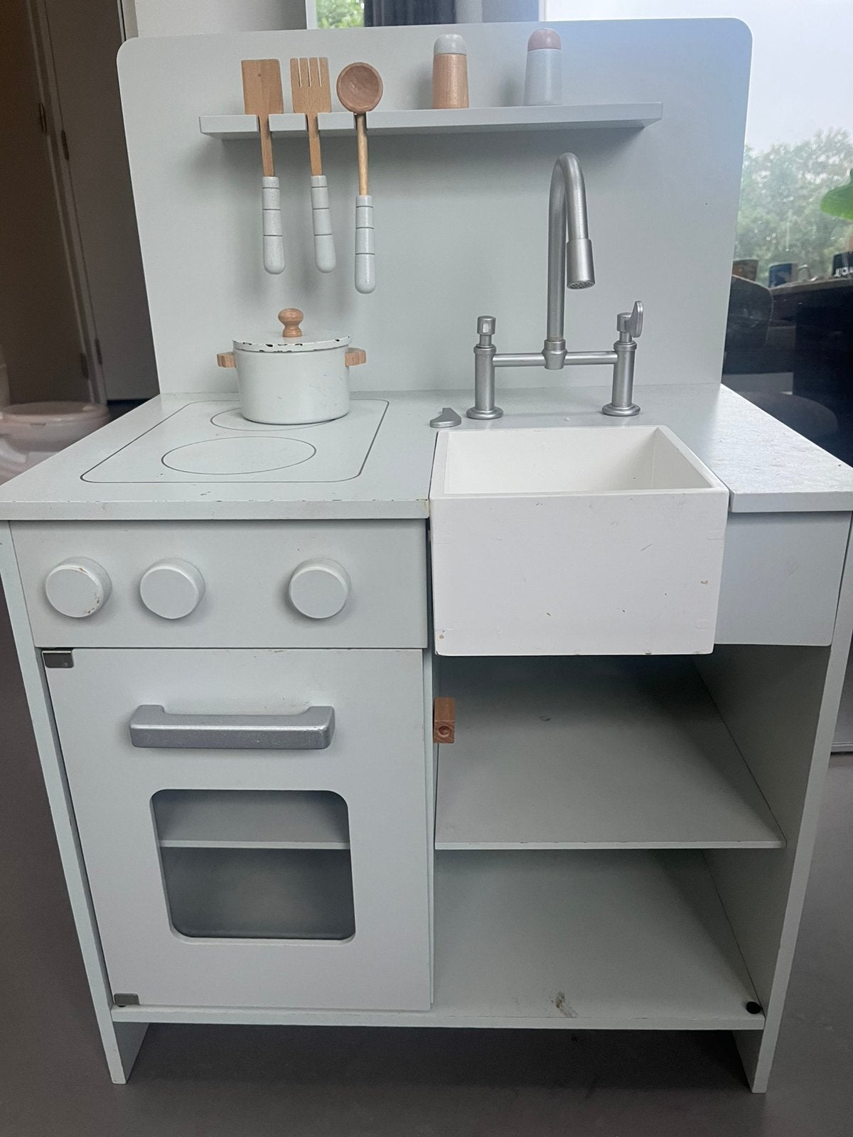 Child play kitchen, Kinderen en Baby's, Speelgoed | Speelkeukens, Ophalen, Zo goed als nieuw, Kunststof