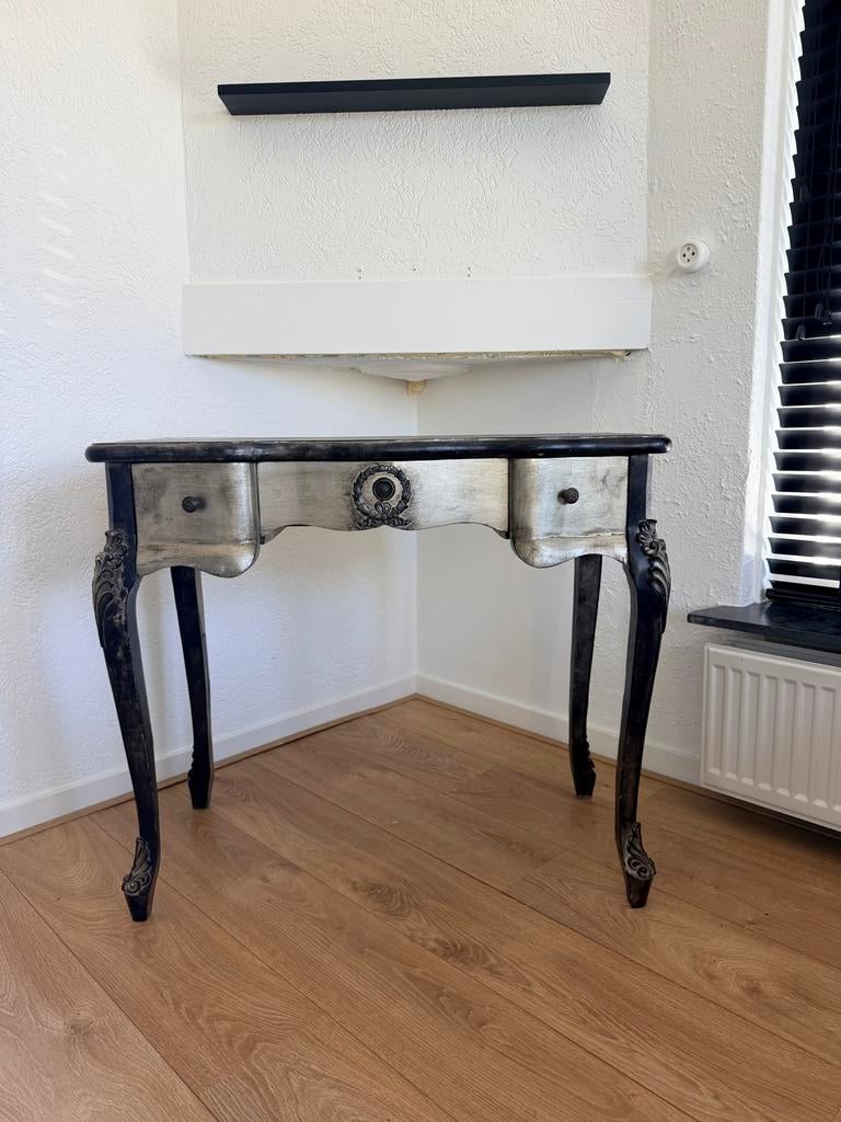 barok/rococo-stijl sidetable/kaptafeltje, Huis en Inrichting, Tafels | Sidetables, Ophalen, Gebruikt, 50 tot 100 cm, Overige vormen