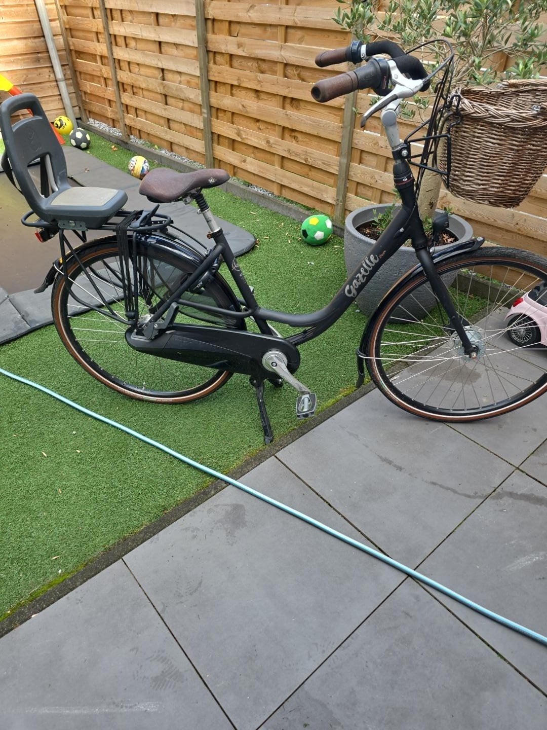 Gazelle Bloom T7 moederfiets + kinderzitje, Ophalen, Gebruikt, Versnellingen, 56 cm of meer
