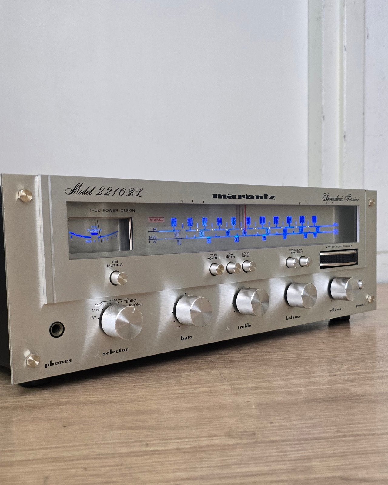 Marantz Model 2216BL Stereofonische Receiver, Audio, Tv en Foto, Versterkers en Receivers, Ophalen of Verzenden