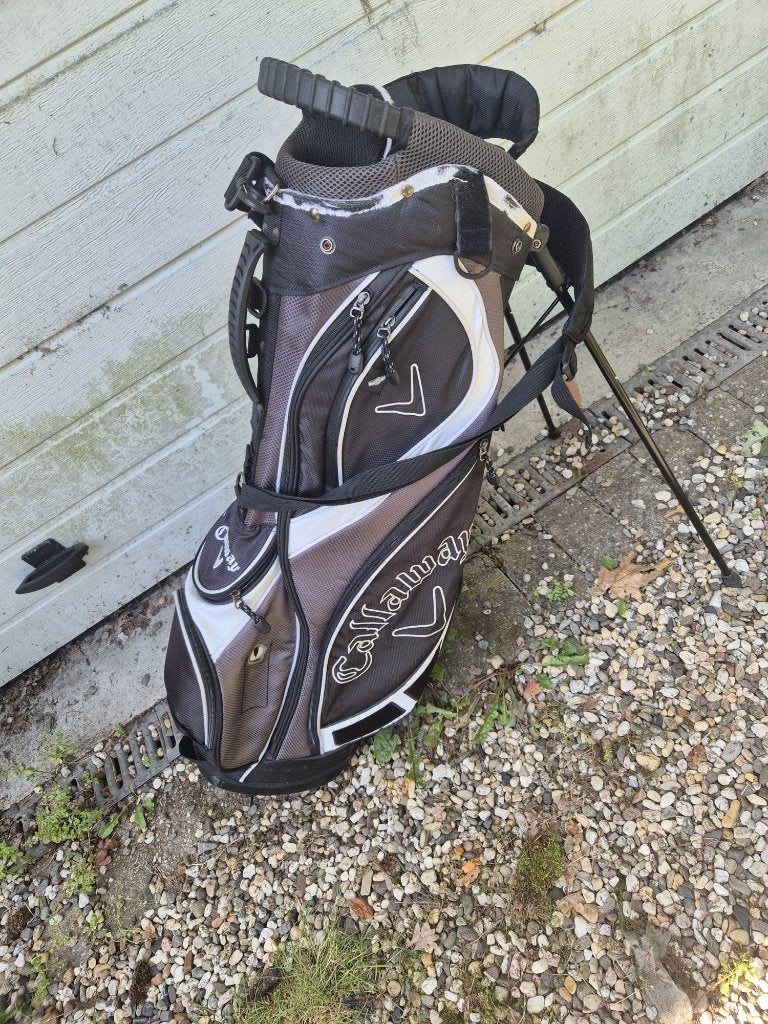 Callaway golftas draagtas zwart/ grijs/ wit €79,-, Ophalen of Verzenden, Zo goed als nieuw, Tas, Callaway
