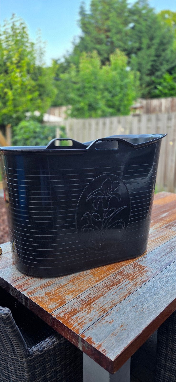 185l zitbad - ijsbad - mobiele badkuip - bath bucket, Ophalen, Gebruikt, Overige typen, 50 tot 100 cm