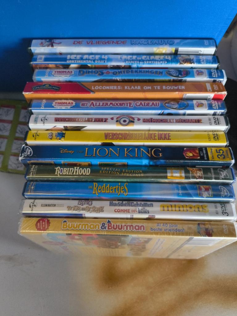 Kinder DVD pakket - deels nieuw in seal, Alle leeftijden, Ophalen of Verzenden, Nieuw in verpakking