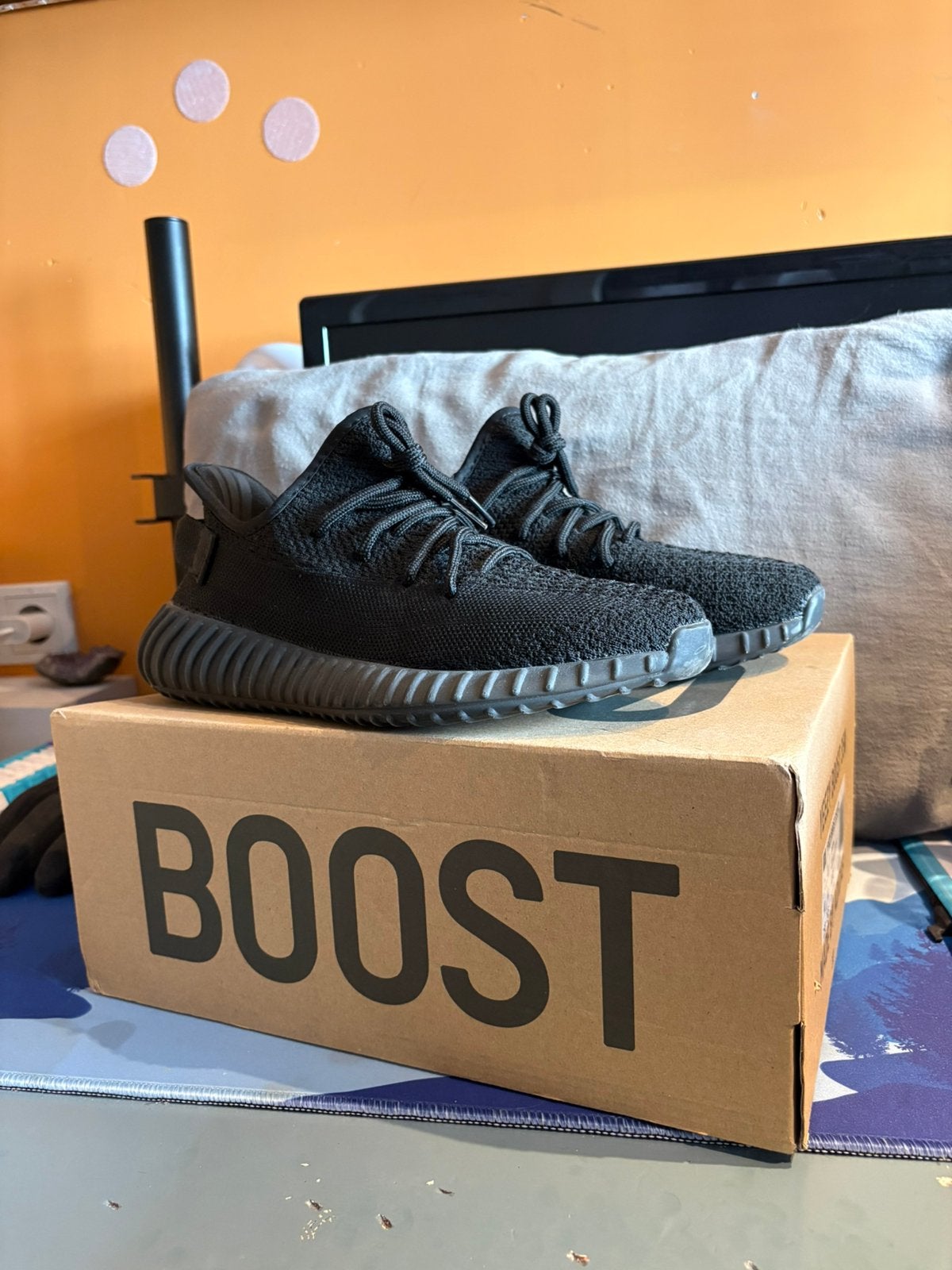 Adidas Yeezy Boost 350 Onyx, Ophalen, Zwart, Nieuw, Veterschoenen