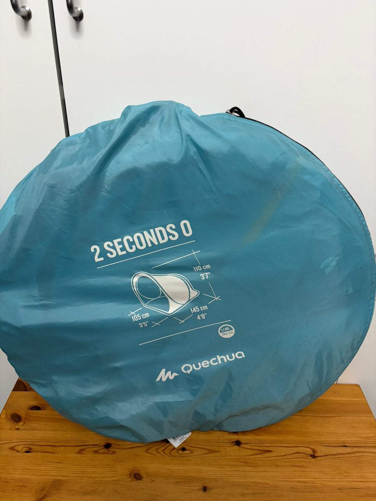 Quechua 2 Seconds 0 pop-up strand tent, Caravans en Kamperen, Ophalen, Zo goed als nieuw