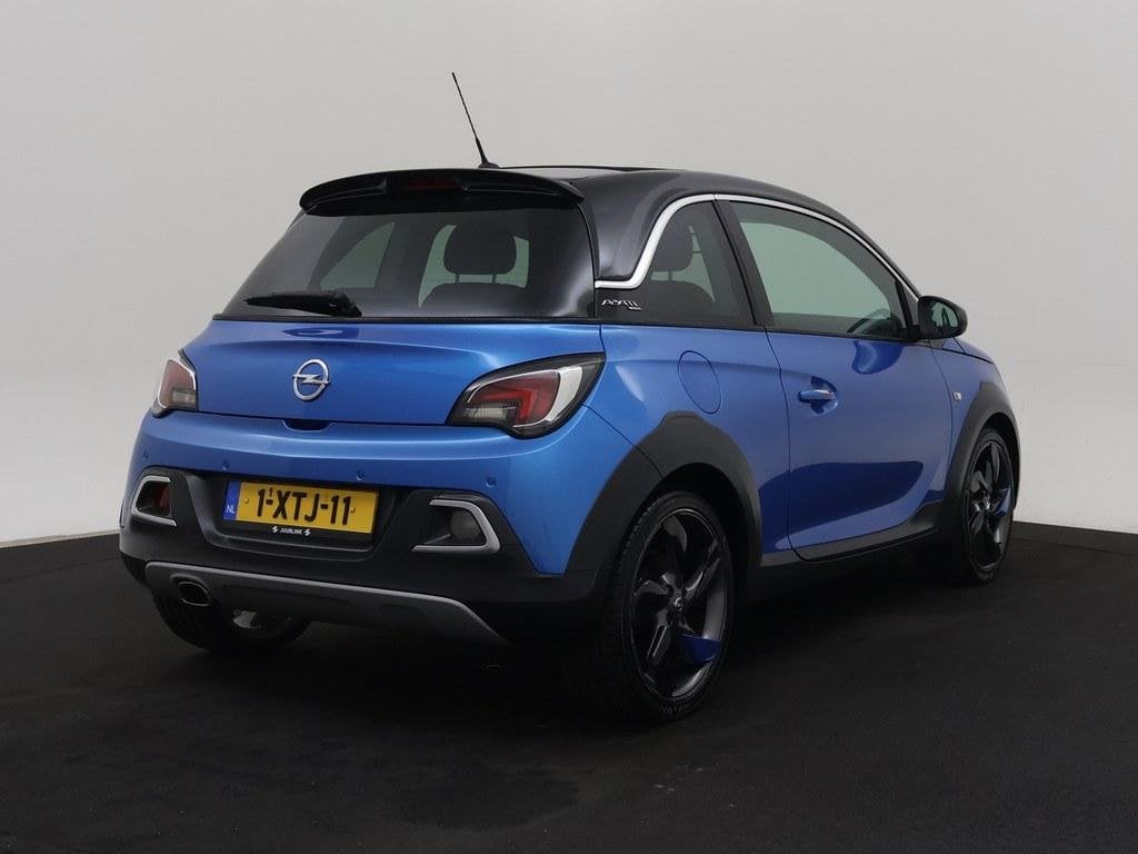 Opel ADAM 1.0 Turbo Rocks Open-dak Ecc/H.Leder/17inch, Auto's, Opel, Voorwielaandrijving, 1041 kg, Origineel Nederlands, Handgeschakeld