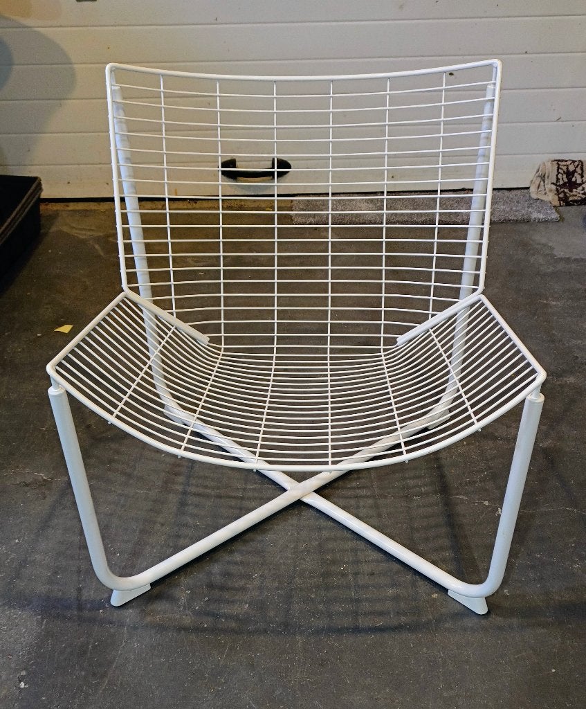 SKÅLBODA Armchair, Wit, Ophalen, Wit, Zo goed als nieuw, Metaal