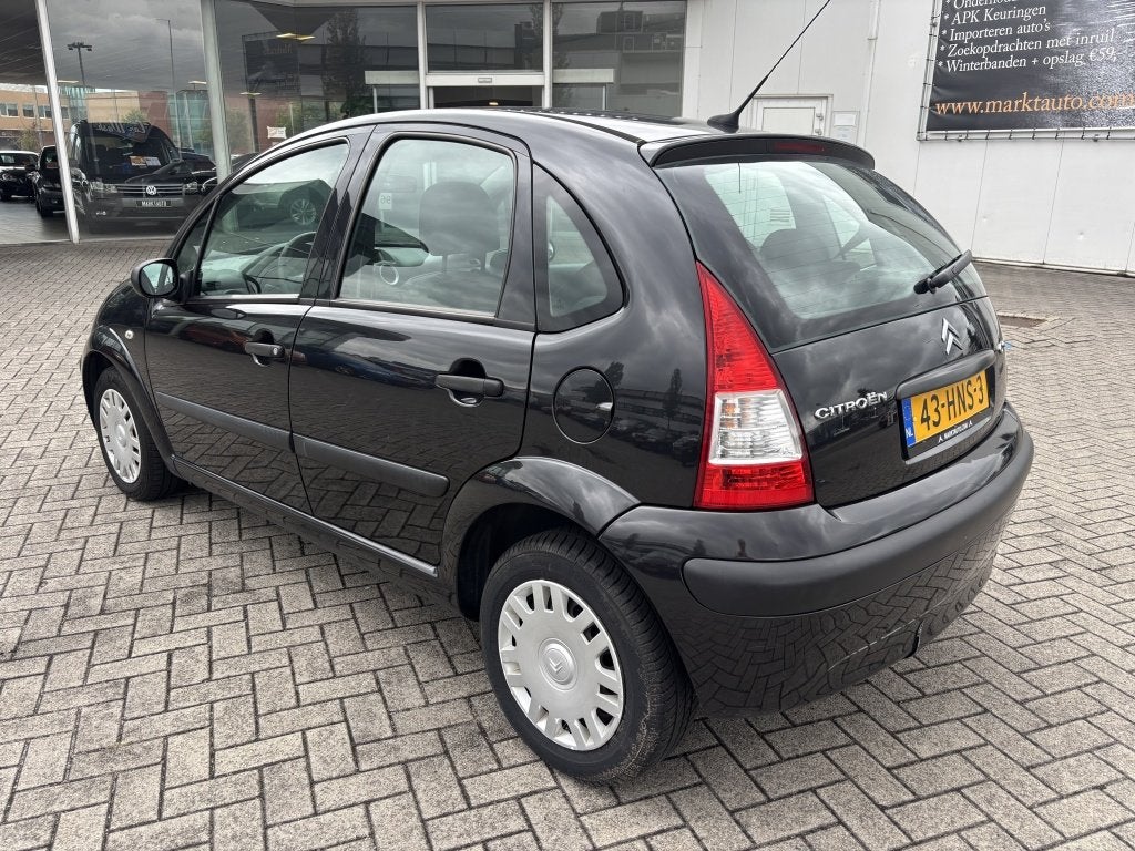Citroën C3 1.1i Ligne Prestige met Airco (bj 2009), Stof, 60 pk, 920 kg, Zwart